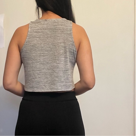 🖤 Dynamite Salt & Pepper Grey Crop Tank – Size Small 🖤 - Picture 5 of 12